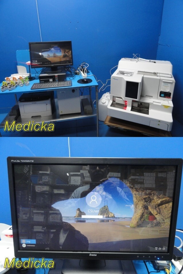 2018 Sysmex CS-2500 Coagulation Analyzer System W/ CPU Monitor Printer ~37031