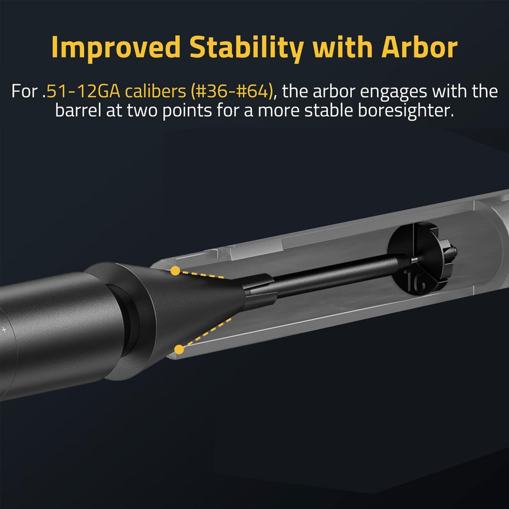 Professional Green Laser Bore Sight Kit 64 Multiple Caliber Upgraded Boresighter