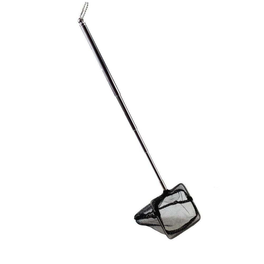 Aquarium Net with Extendable Long Handle, Adjustable Wastes Skimming Cleaning