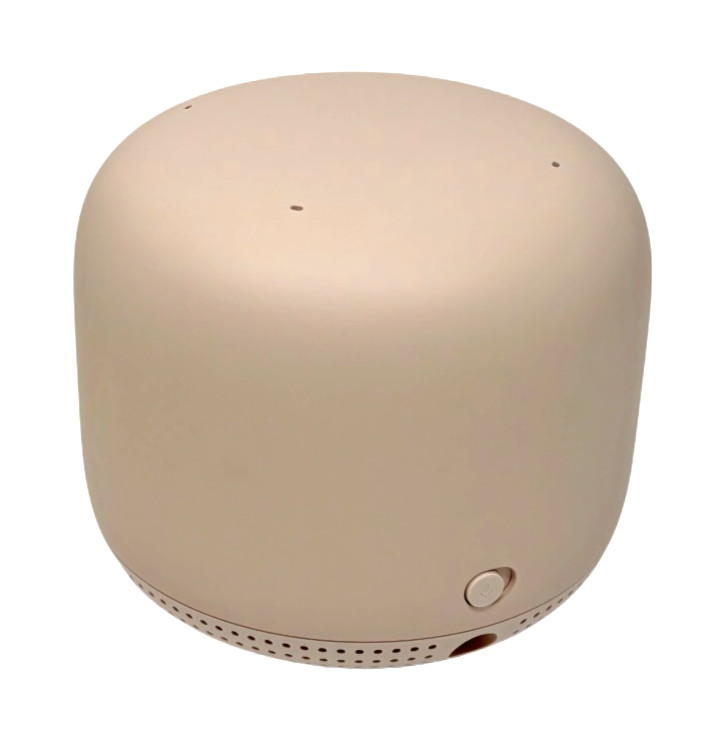 Nest Wifi Add On Point with Google Assistant Smart Speaker Sand