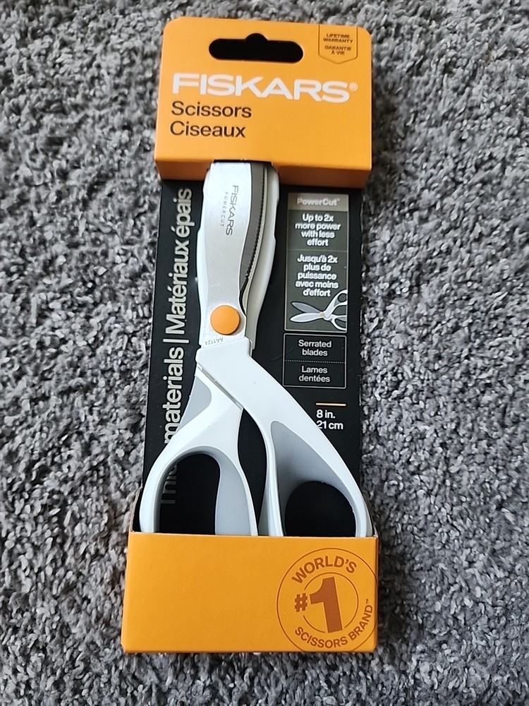 Fiskars Power Cut 8in Serrated Scissors