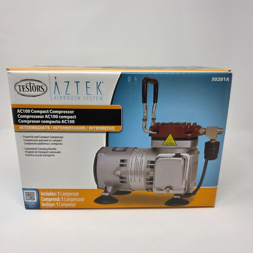Testors Aztek AC100 Compact Airbrush Compressor 50201A