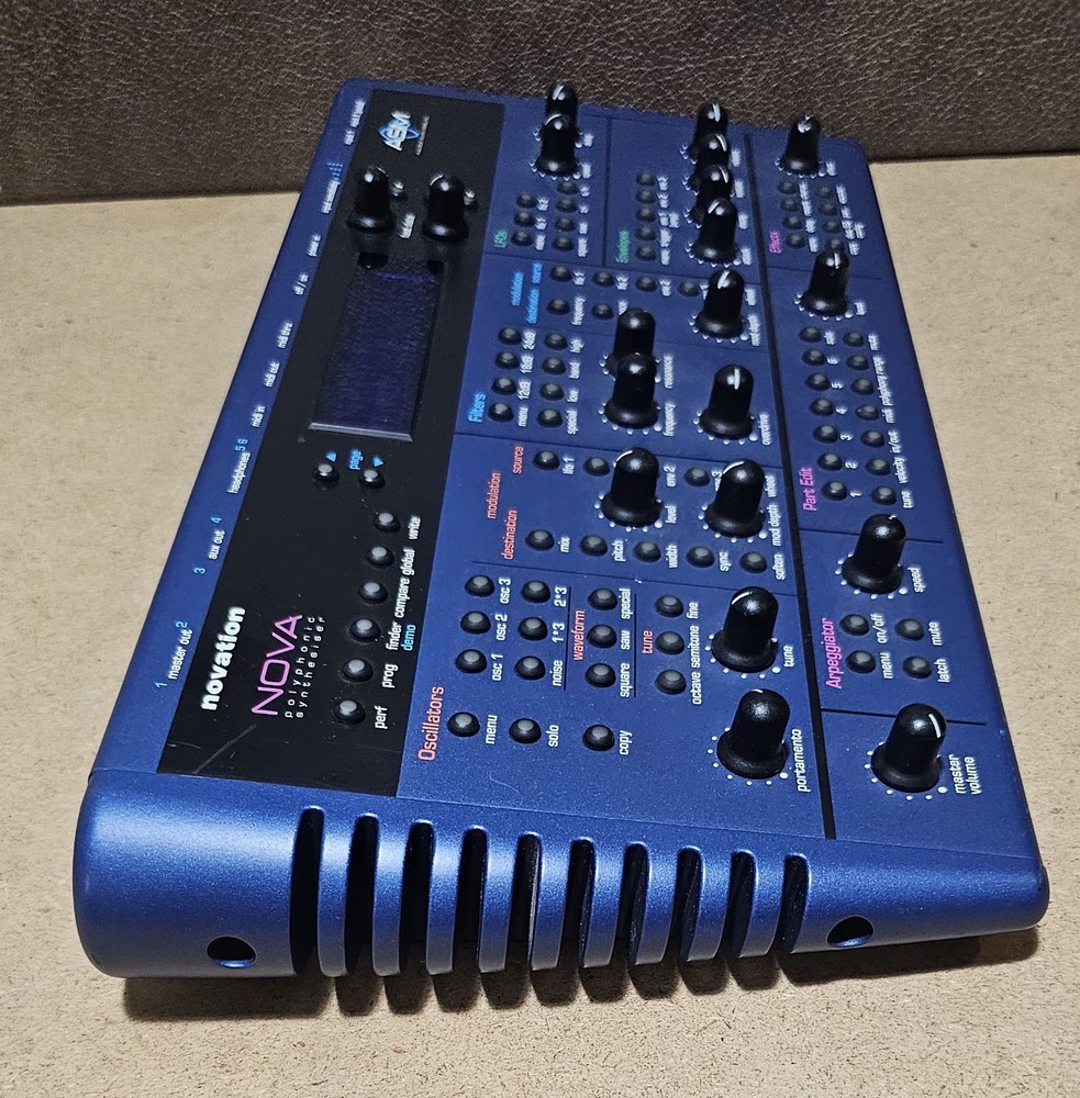 Novation Nova Polyphonic Synthesizer w/ Analogue Sound Modelling -Untested-