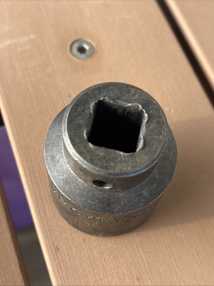 MAC TOOLS VP6 1/2" DRIVE 27MM 6 POINT IMPACT SOCKET