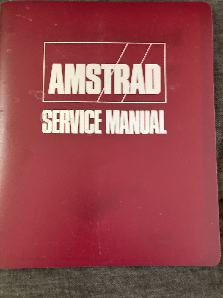 Amstrad Service Manual Model Pcw9512 Personal Computer with Word Processor