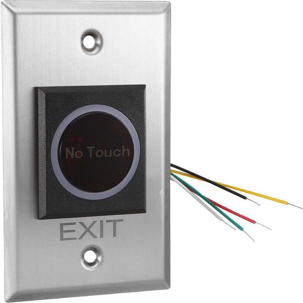 IR No Touch Exit Button NO NC Touchless Switch for Door Access Control Lock
