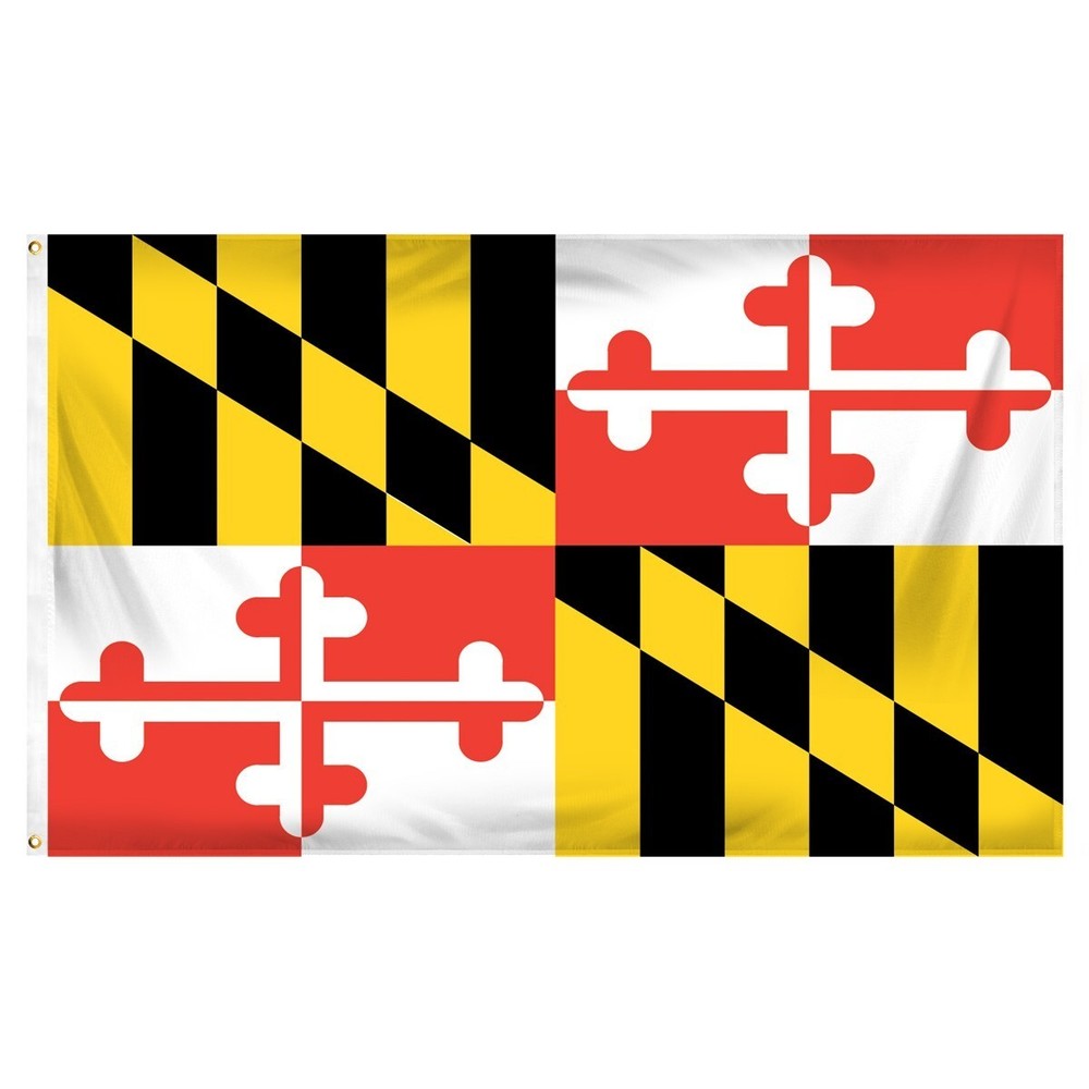 NEW 3' x '5 Maryland State Flag