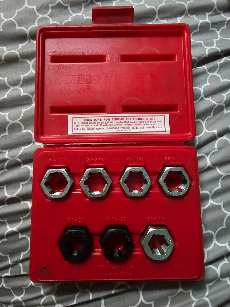 Matco Tools Spindle Rethreading Kit 7pcs Used