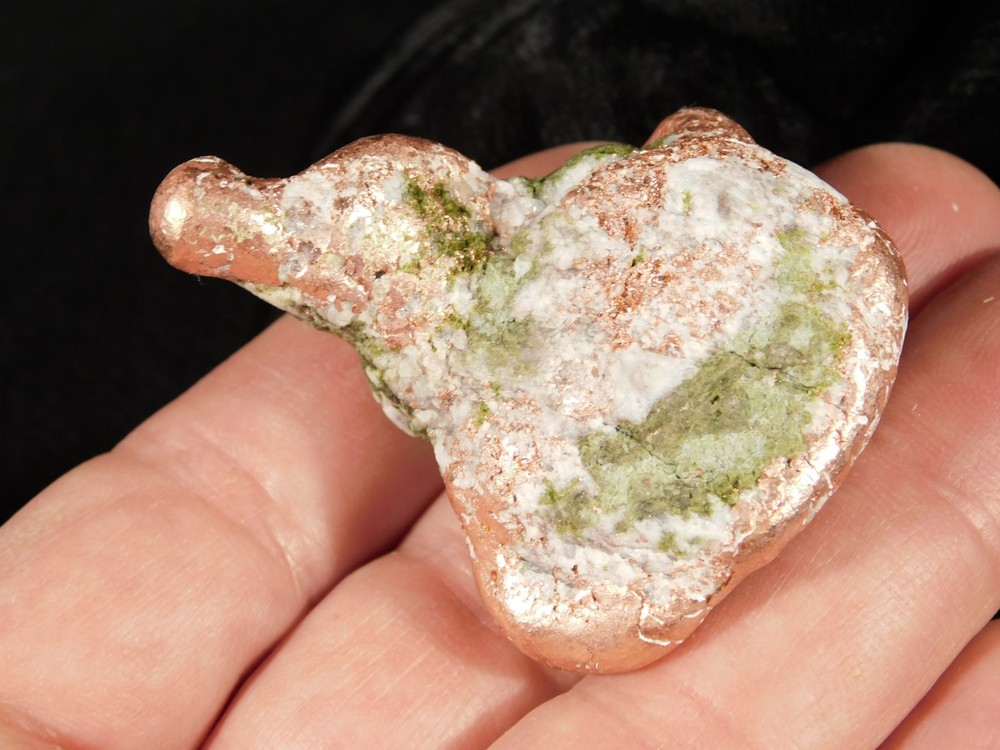 Heavy Solid 100% Natural COPPER NUGGET or Native Copper Float Michigan 103gr