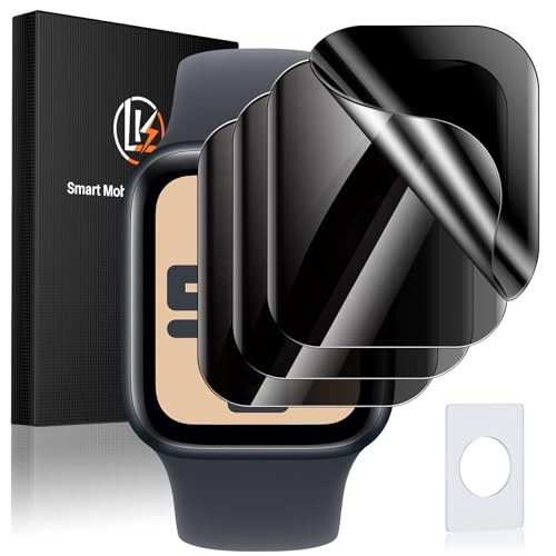 4 Pack for Apple Watch Screen Protector 40mm Privacy, Apple Watch 40mm Black