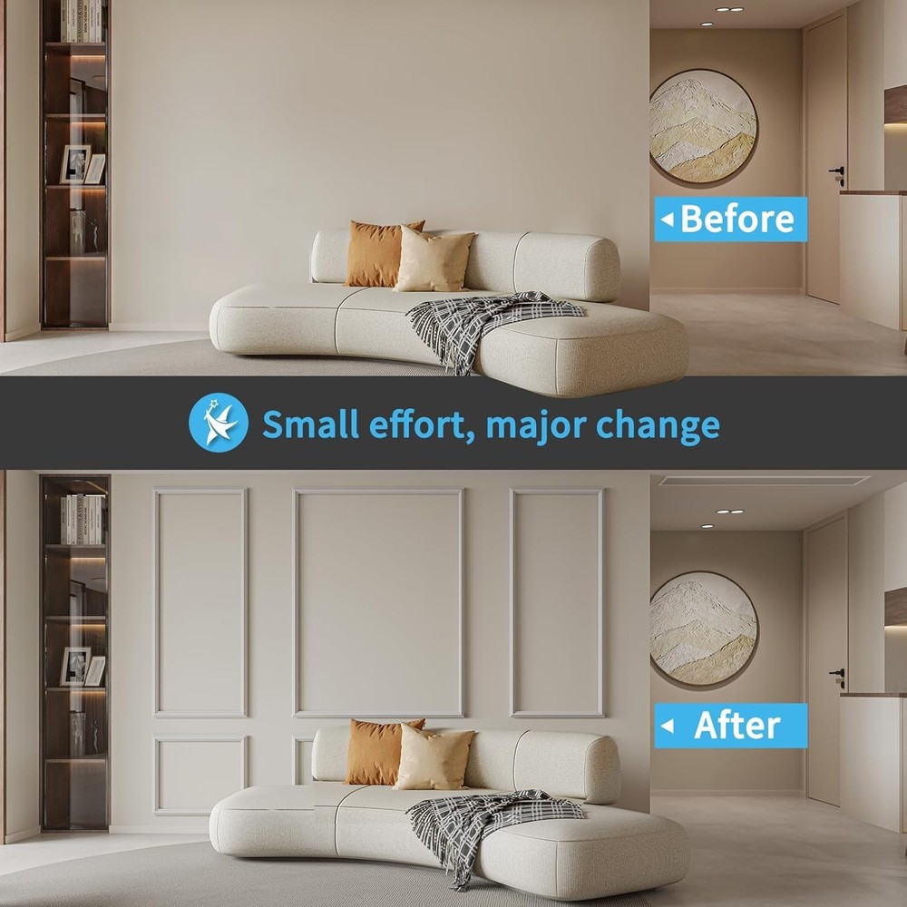 Pre-Cut Molding Kit - Room Transformation=