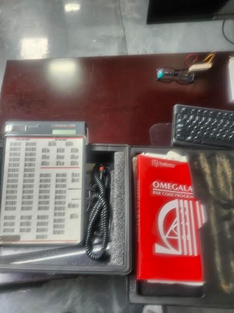 Radionics D5100 Omegalarm Barcode Scanner Progammer