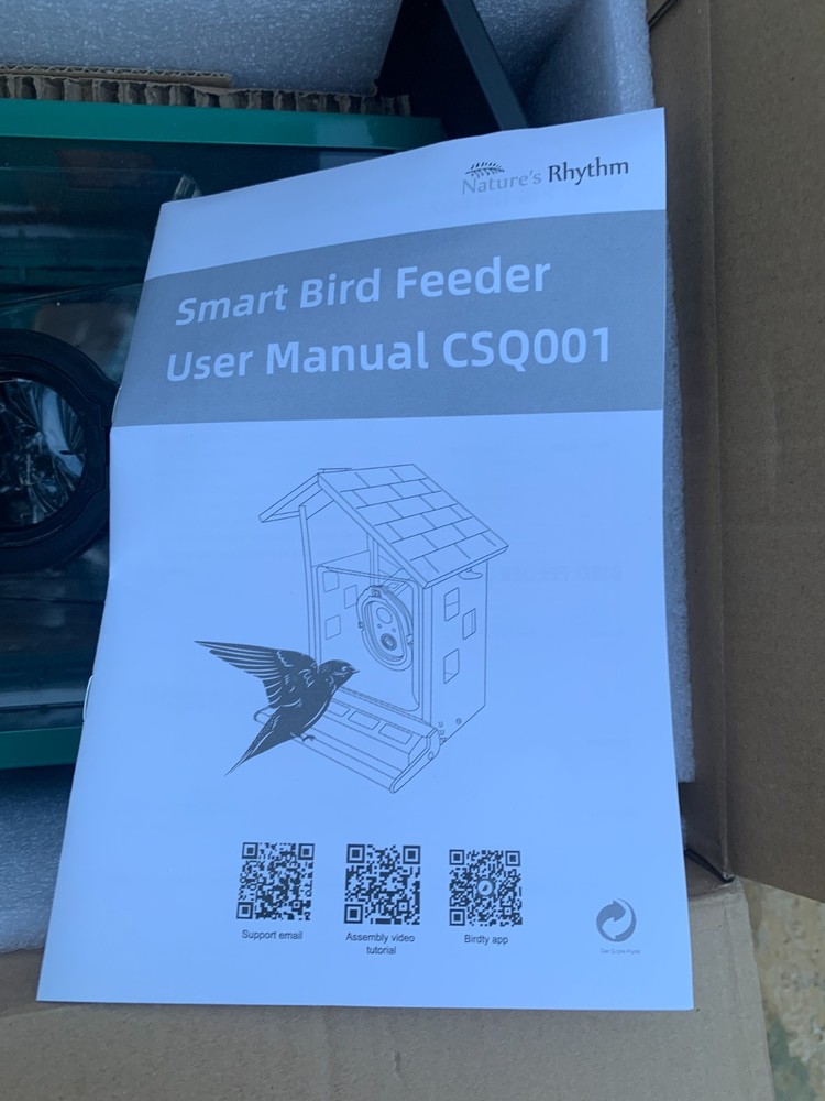 Bird Feeder Squirrel-Proof Bird Feeder With camera/ +EXTRA CAMERA/READ