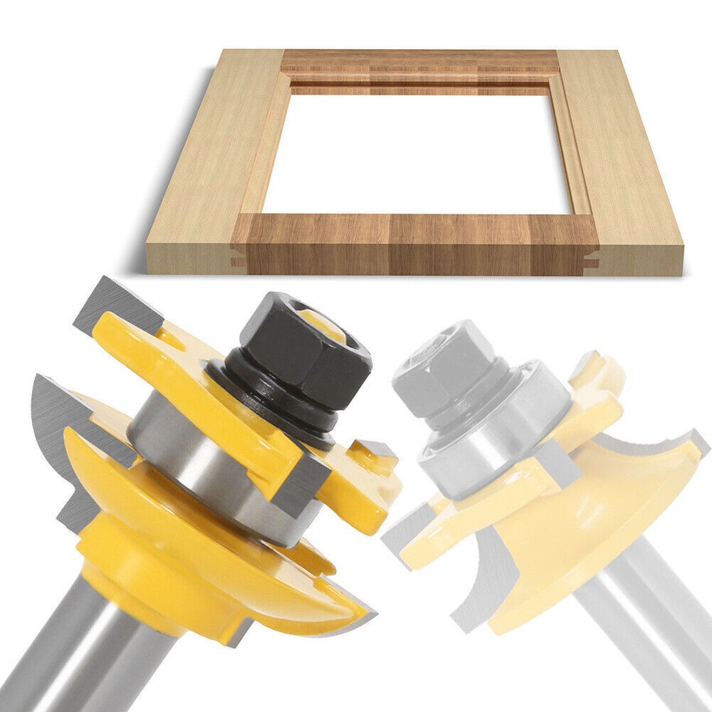 3Pcs 1/2" Shank Classical Euro Style Door Front Edging Structural Router Bit