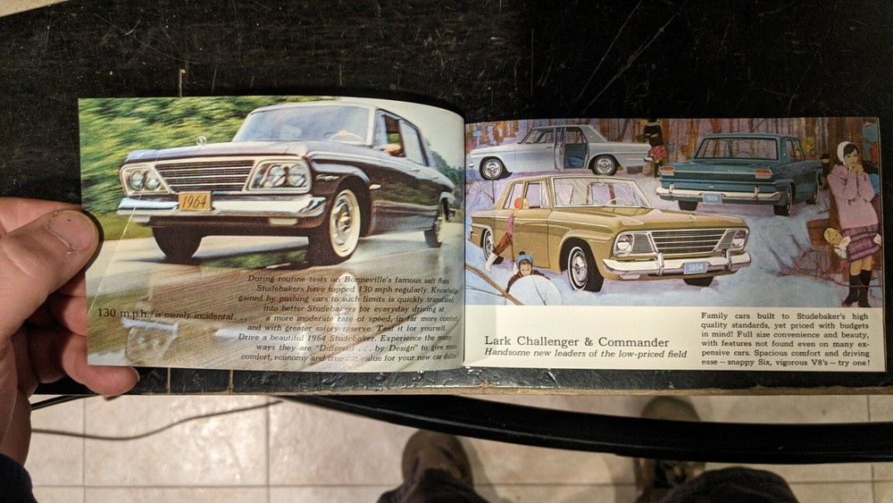 1964 Studebaker Different by Design Sales Brochure