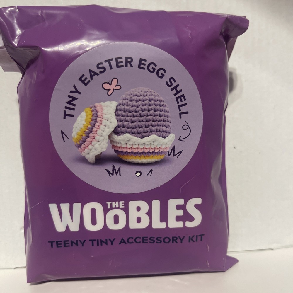 Tiny Easter Egg Shell The Woobles Teeny Tiny Accessory Kit New Sealed