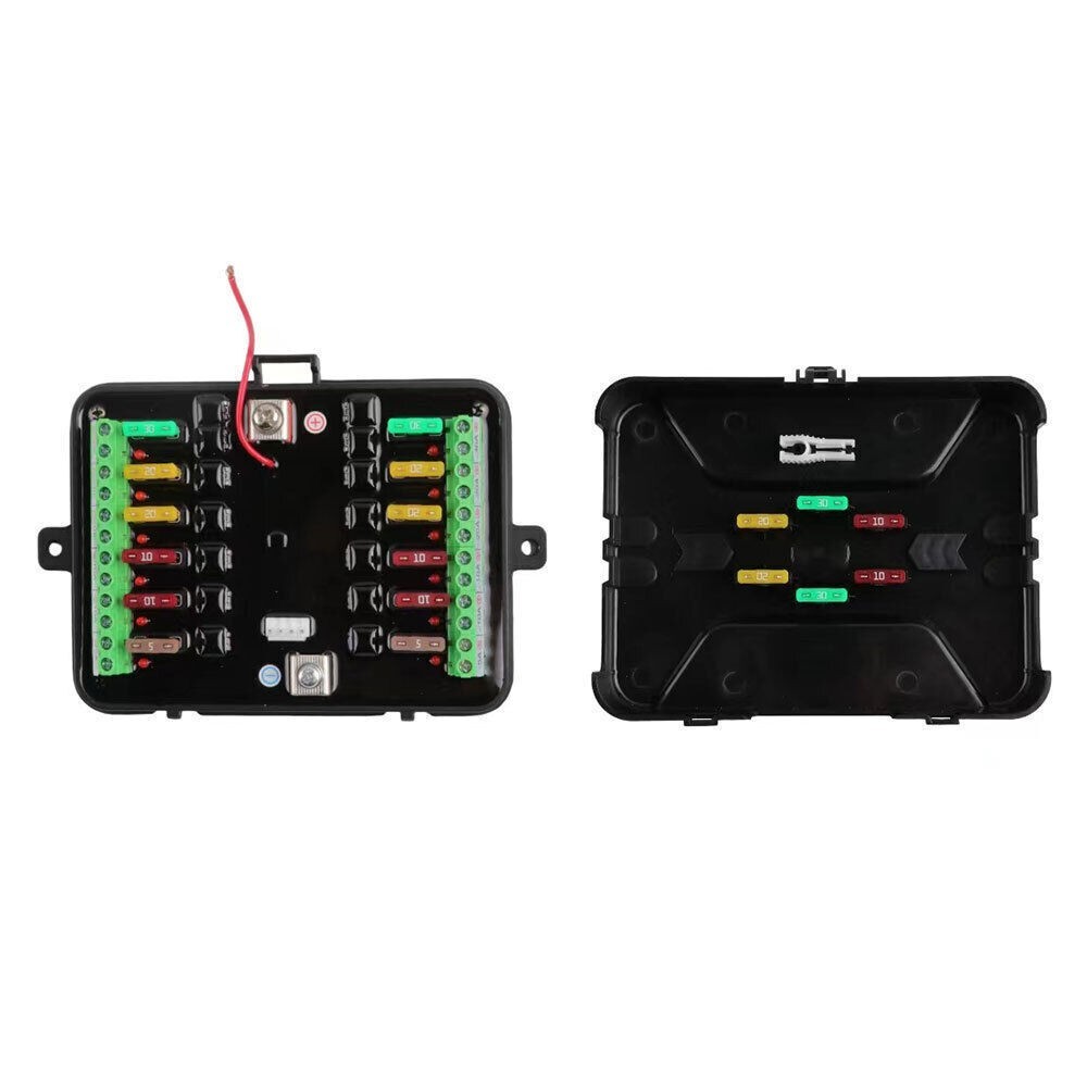 RGB 8 Gang Switch Panel Toggle On-Off LED Light Bar Switch Relay System Marine