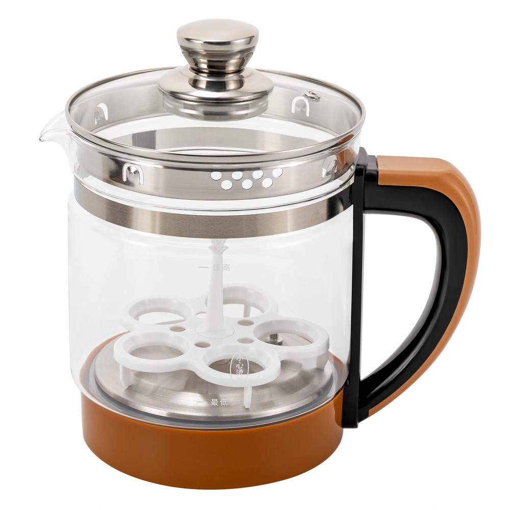 1.8L Electric Kettle Multifunctional Glass Kettle Boiling Water Pot + Tea Infuse