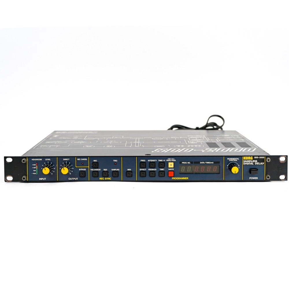 Korg SDD-2000 SDD2000 Sampling Digital Delay Effect Processor Rackmount