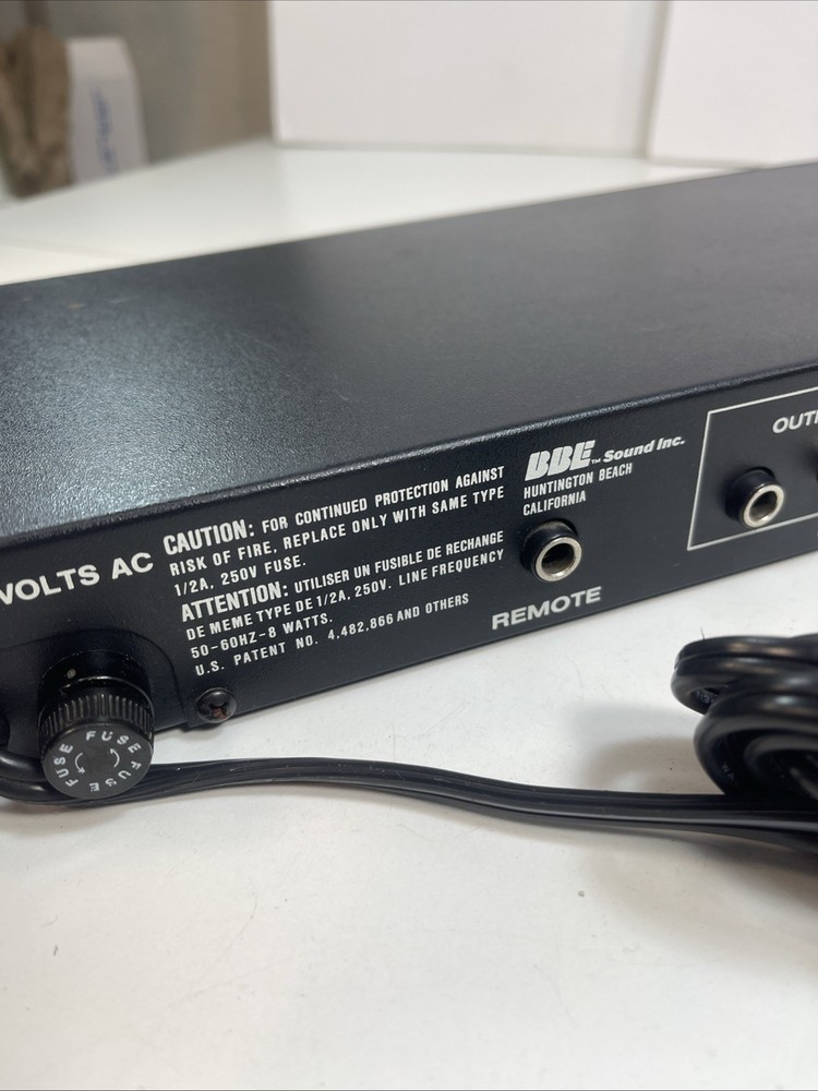 BBE 422 Sonic Maximizer Dual Channel Audio Processor