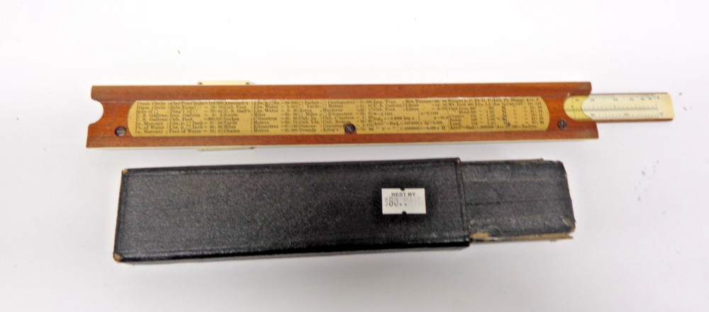 Vintage Lot of Drafting Slide Rules Plus