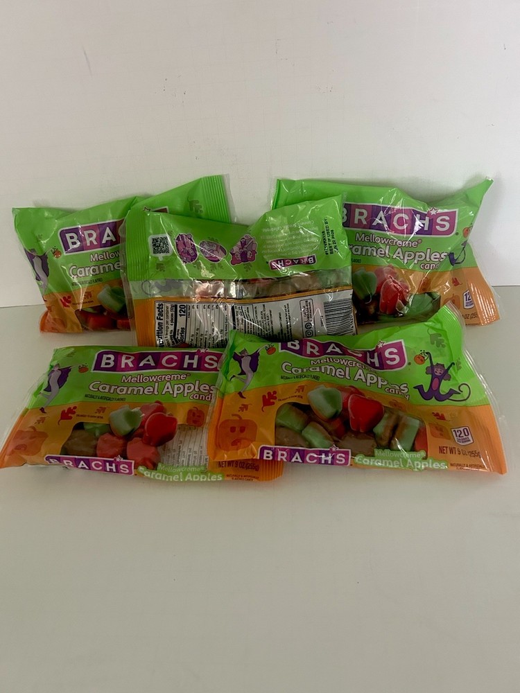 5pack Brachs Mellowcreme Caramel Apple Candy