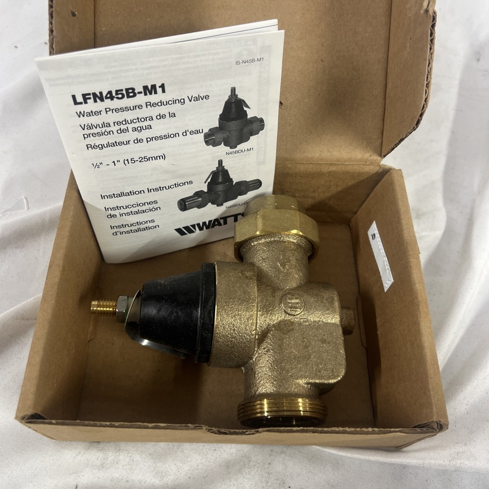 Watts 1-in. MNPT Copper Pressure Reducing Valve