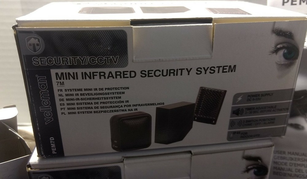 Velleman Security/CCTV mini infrared security system, 7M