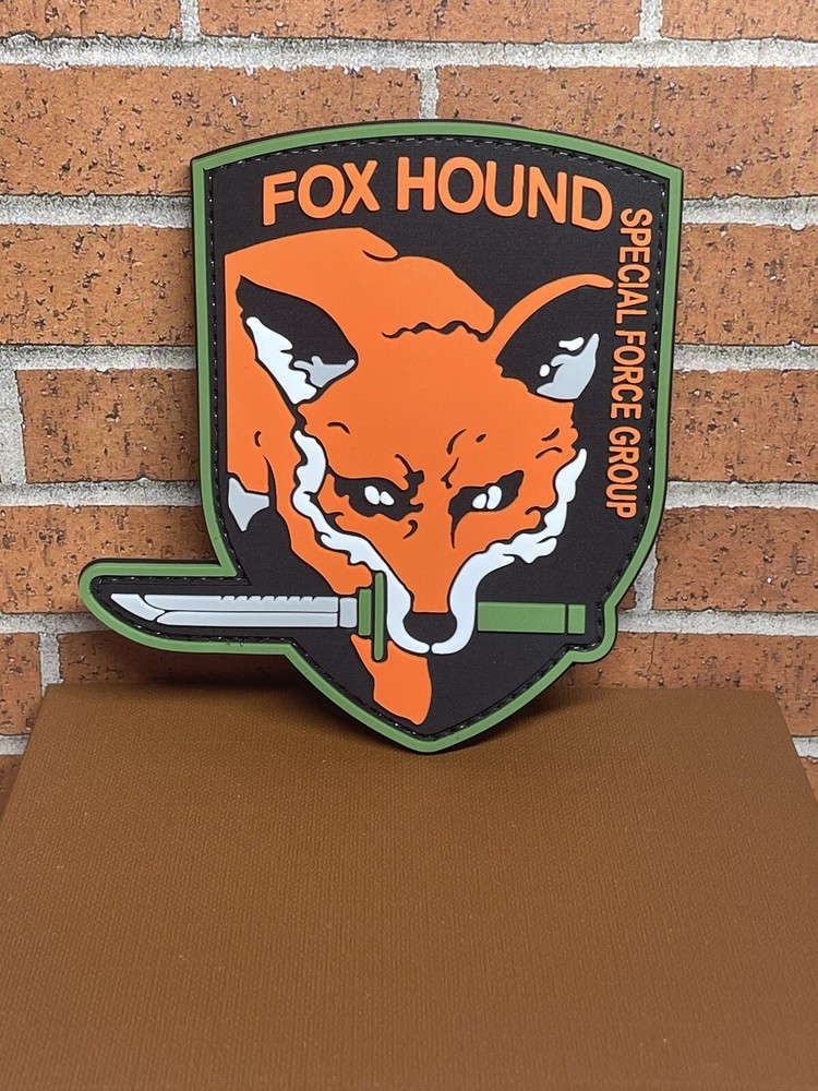 Foxhound PVC Patch - Tactical Morale Metal Gear Solid Patch - Fox Hound Patch