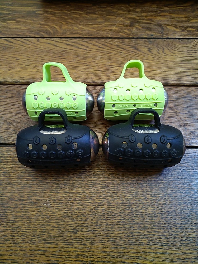 Egg Weights Two Pairs with Carry Case