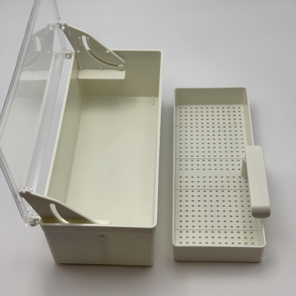 Elevating Filter Box Tool Cleaning Tray with Filter Mesh, Plastic Storage Tra...