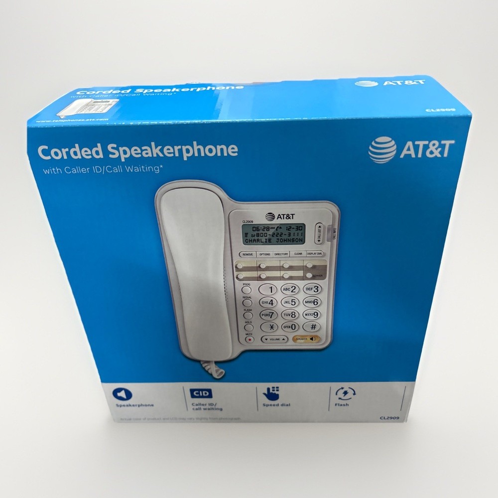 AT&T 2909 Phone - White