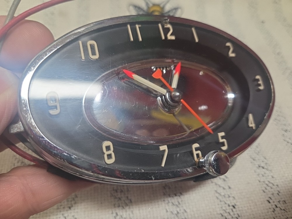Serviced Working 1956 Oldsmobile CLOCK 56