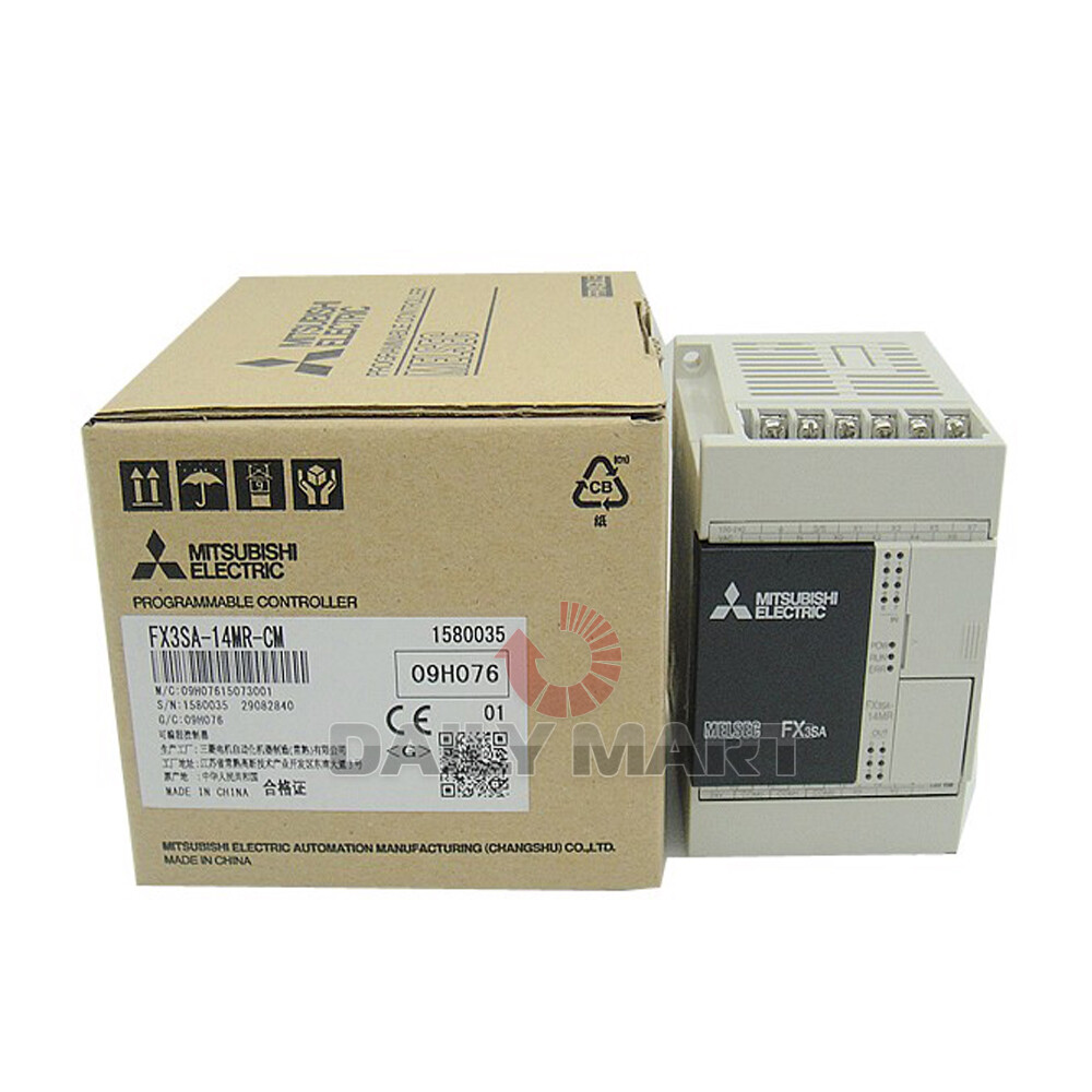 New In Box MITSUBISHI FX3SA-14MR-CM Programmable Controller