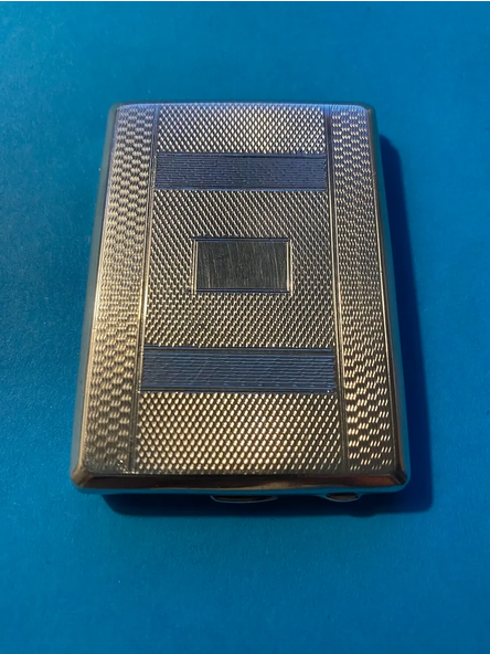 Silver Matchbook (Vesta) Case - 1933 Robert Pringle & Sons - B'ham