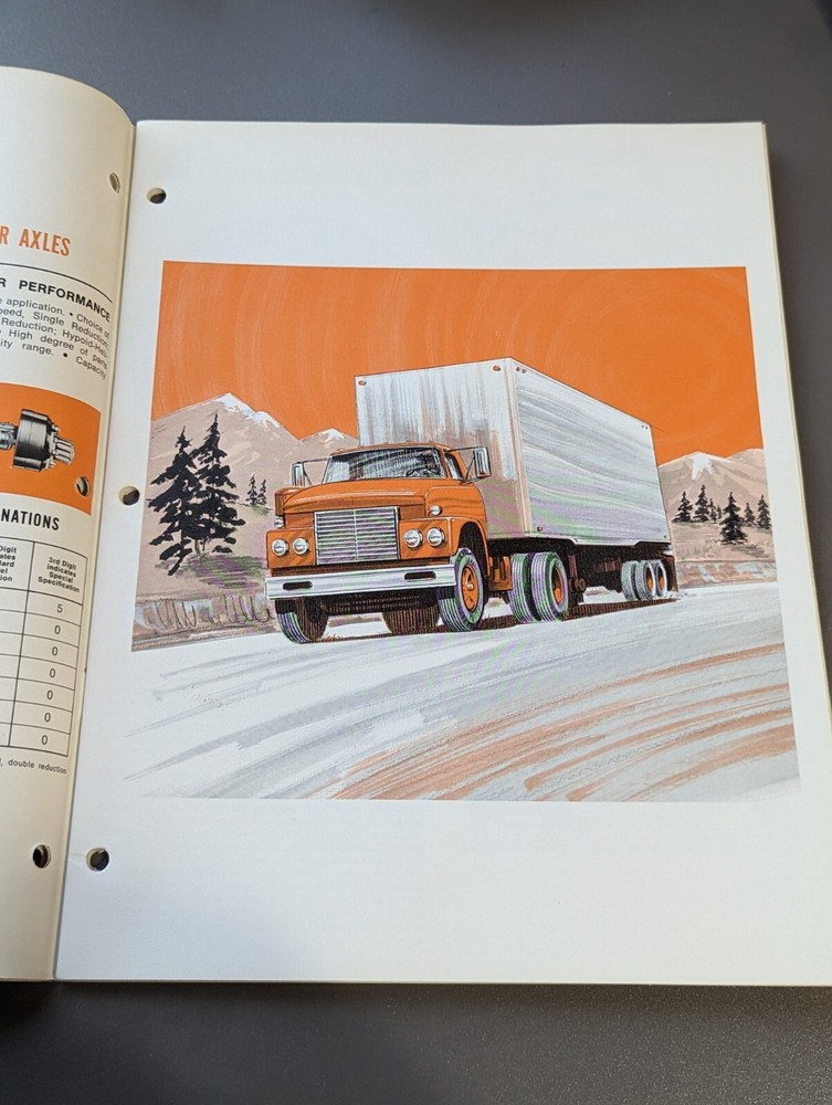 1968 ROCKWELL STANDARD Axles & Components BROCHURE