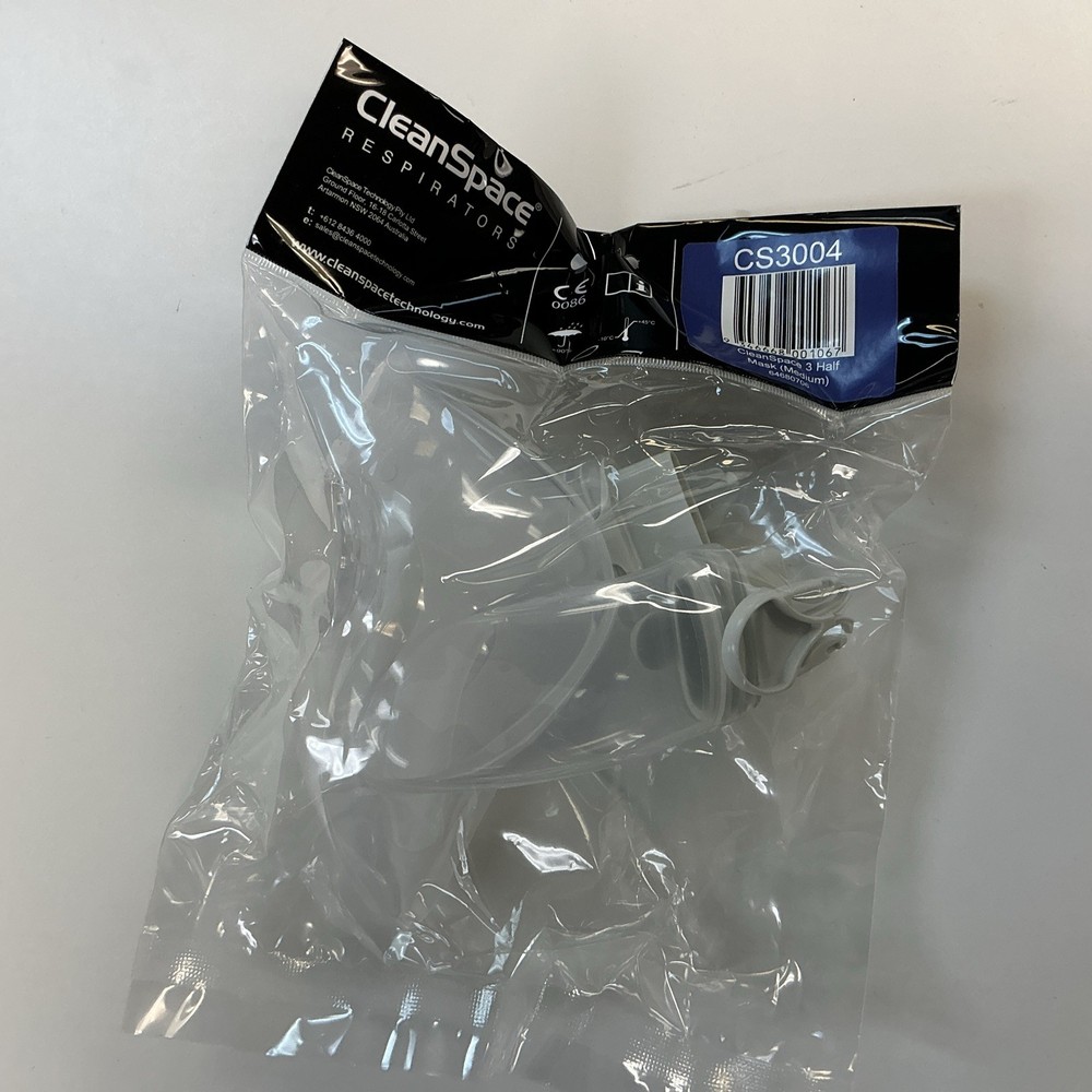 CleanSpace CS3004 Half Mask – Size Medium – Compatible with CleanSpace HALO PAPR