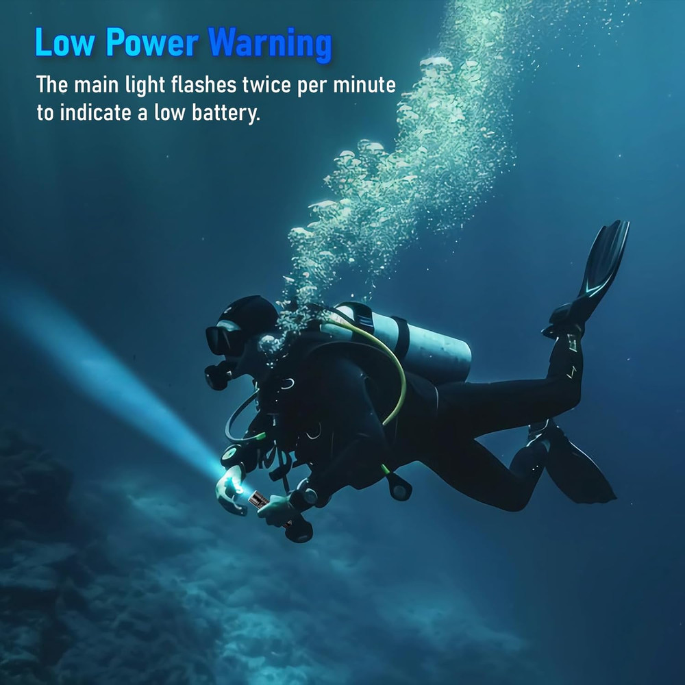 sofirn SD06 Scuba Diving Flashlight, 3200 High Lumens 472 Meters Long Throw Brig