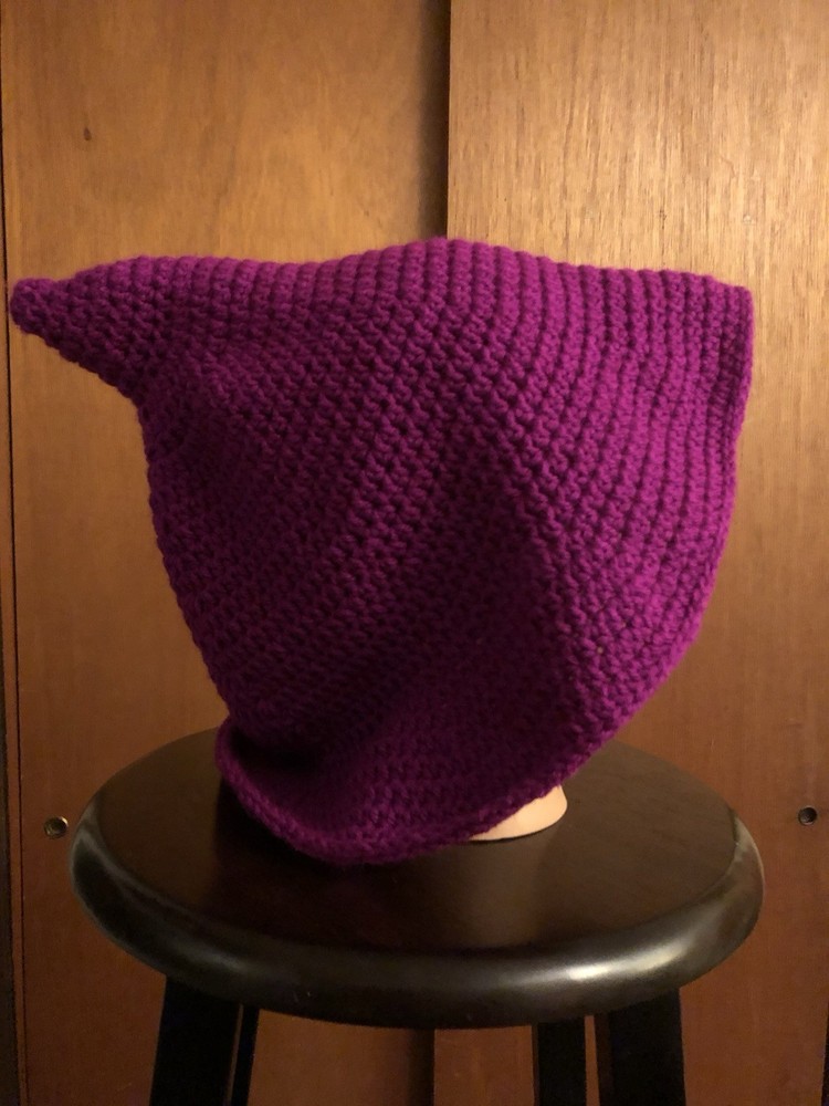 Cottage Witch Hat Handmade Crochet