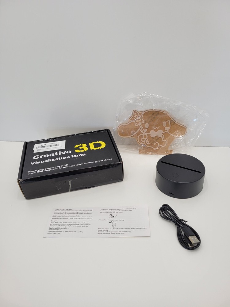 Creative 3D Visualization Lamp for Kids Artwork Decor