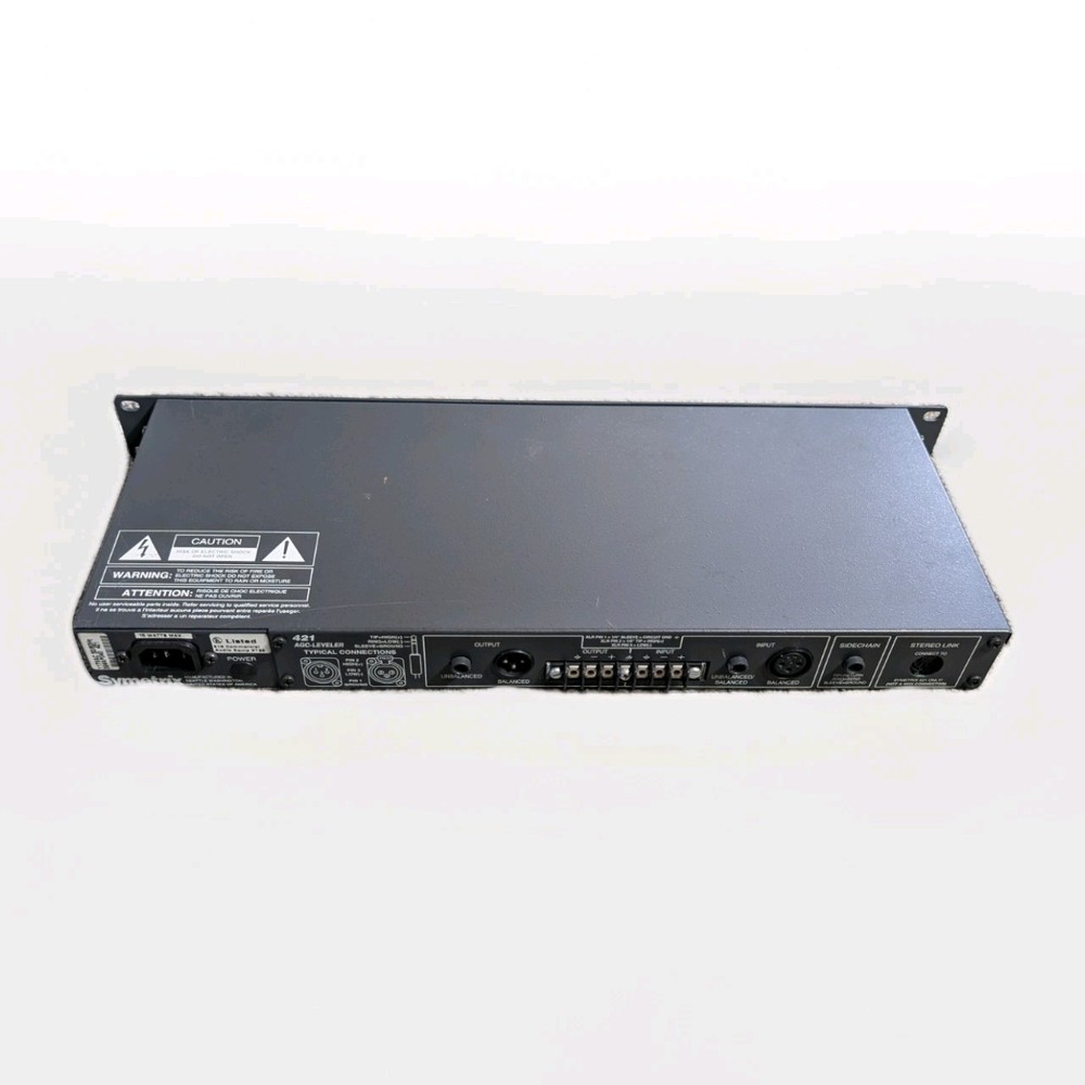 Symetrix 421 AGC Leveler/Downward Expander Rackmount Processor - Untested As-Is