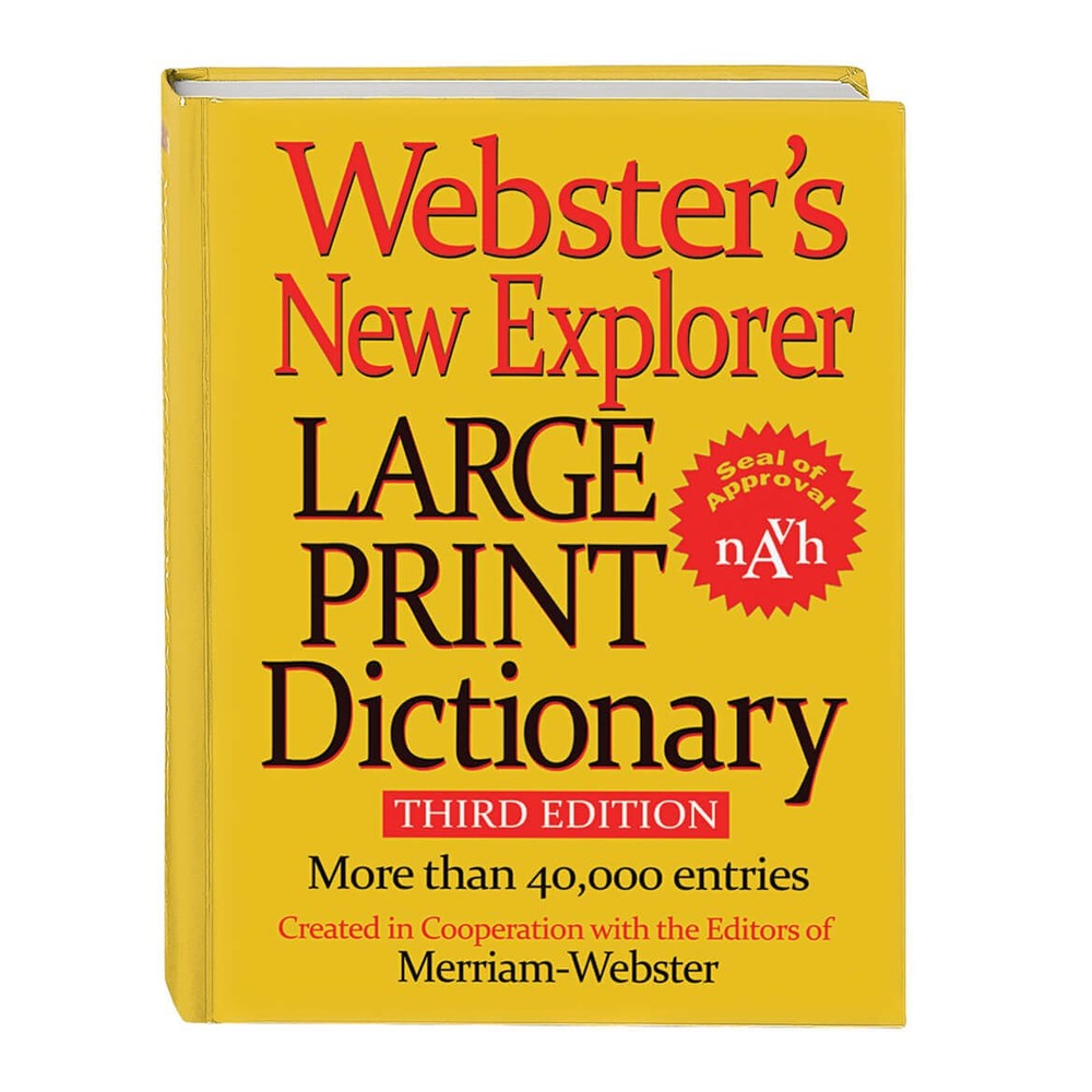 Websters® Large Print Dictionary
