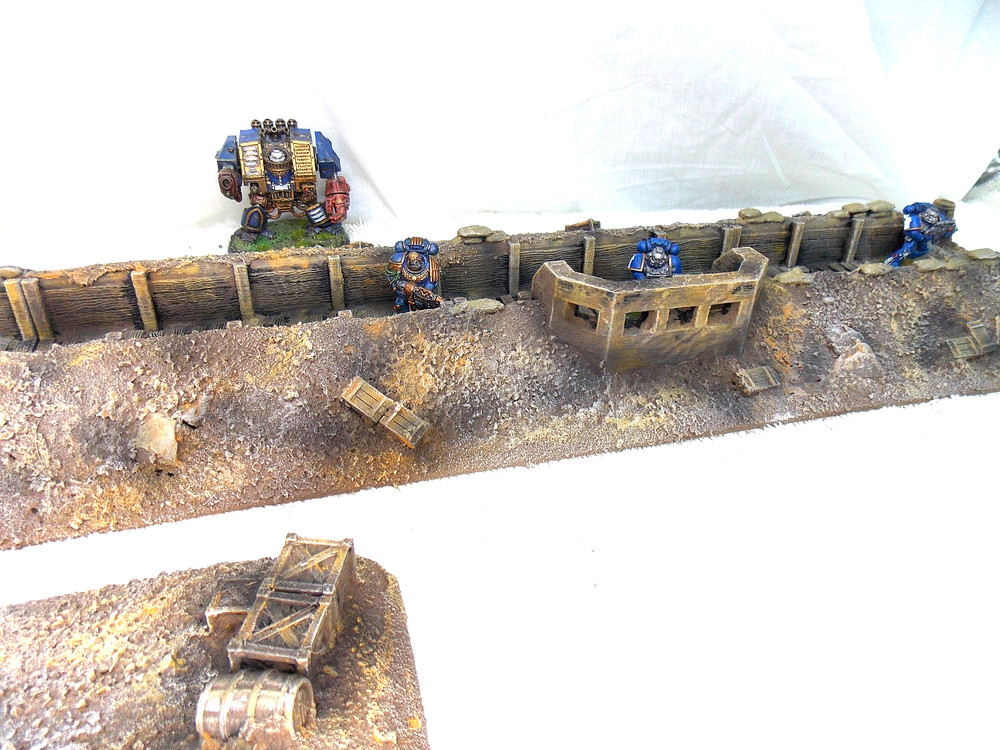 WARGAMING TERRAIN PAINTED ADVANCE ORDERS TRENCH SYSTEM