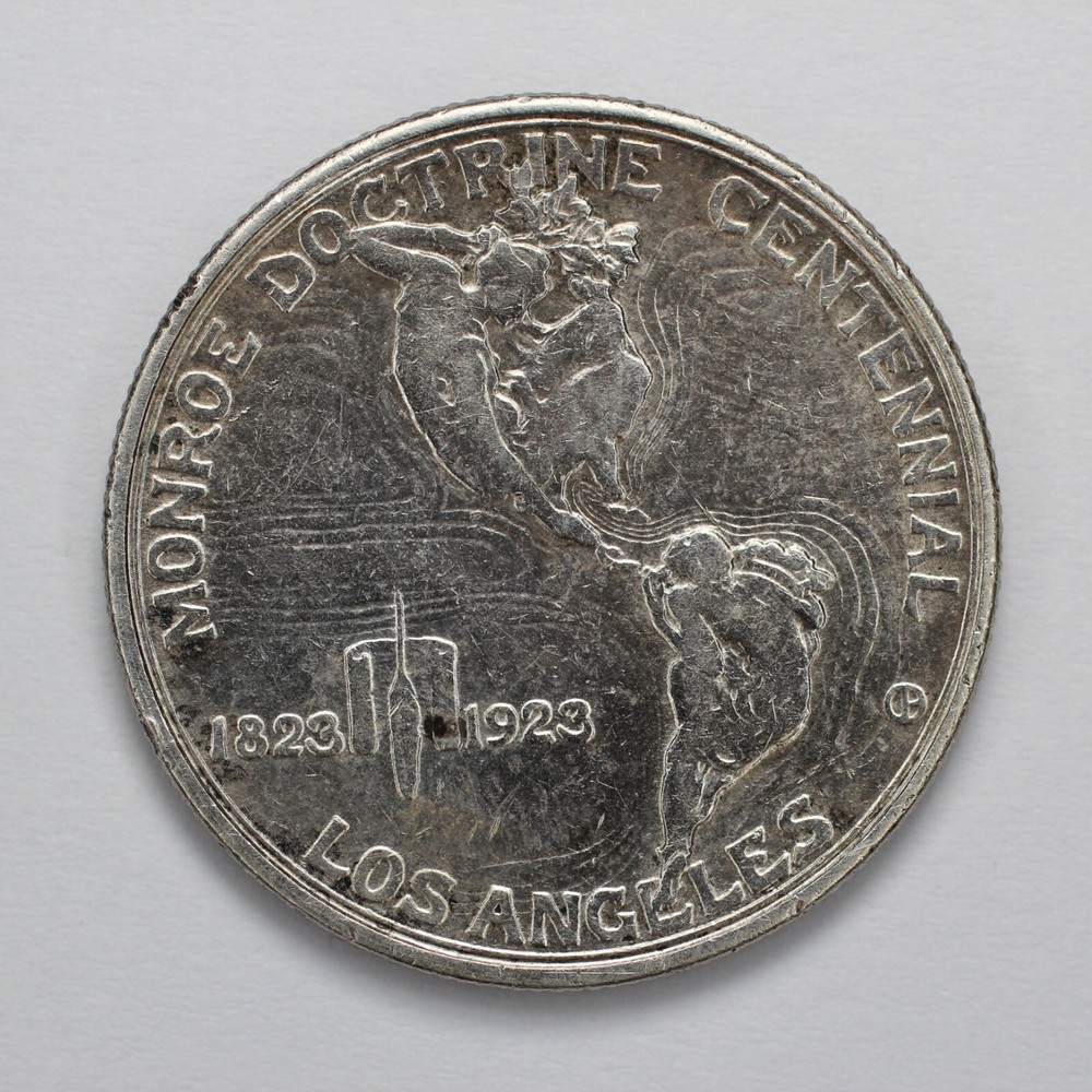1923 S Monroe Silver Half Dollar