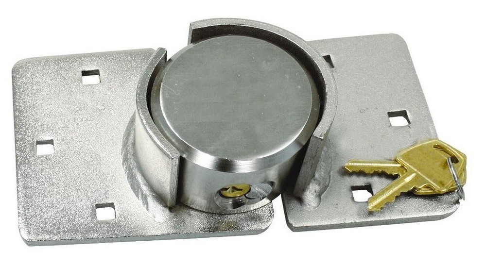 Heavy Duty 73mm Van Security Padlock & Hasp Set Door Lock + Fixings ╏