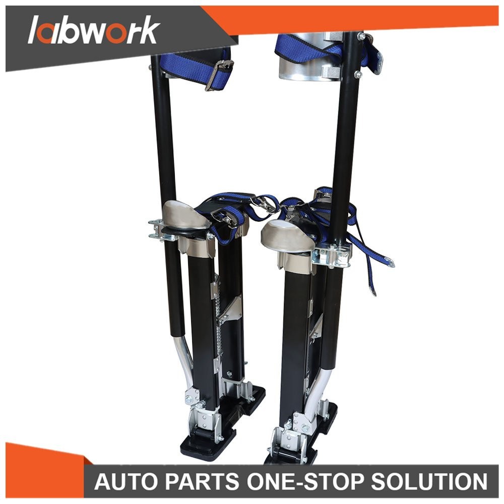 Labwork Adjustable Aluminum Alloy Stilt For Drywall Painter Walking Tool 18"-30"