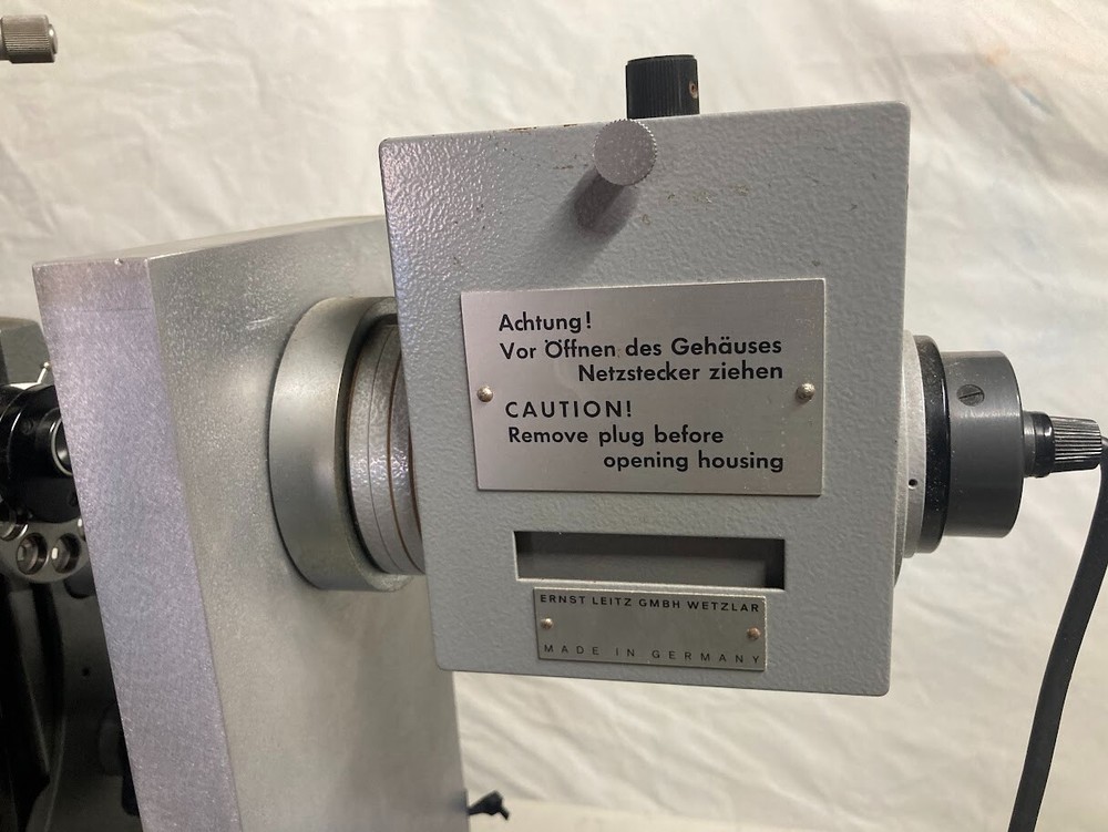 Leitz Industrial Microscope Base - Likely for Metals Surface Inspections - PARTS