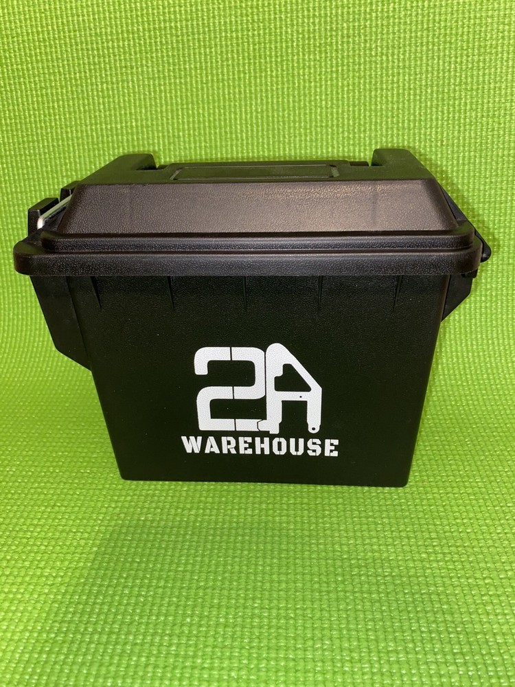 2A Warehouse Empty Plastic Ammo Box Snapping closures 6”x4”x 6”