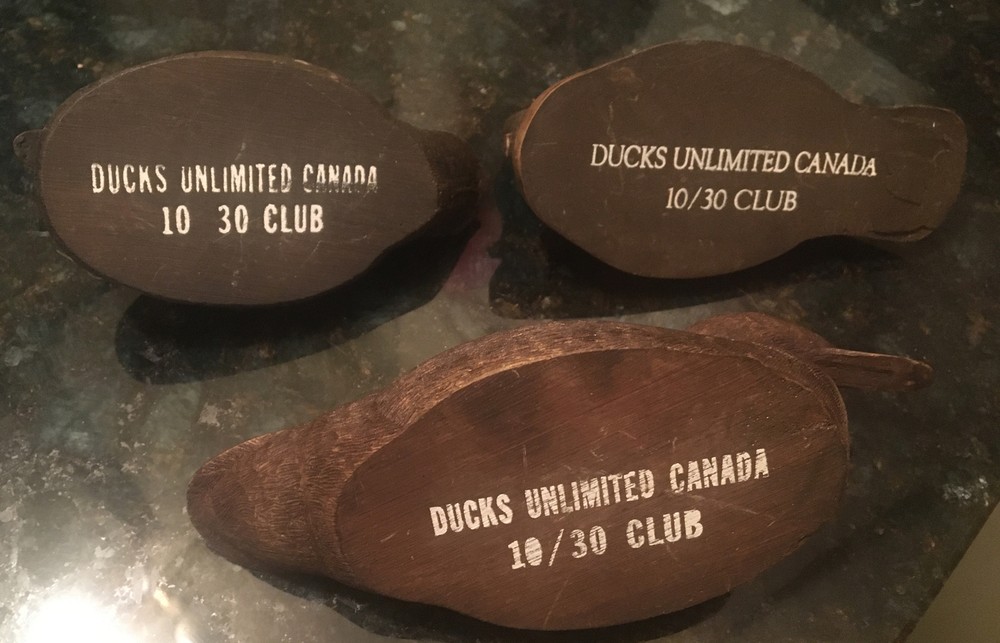 Ducks Unlimited d Canada 10/30 Club 3 Different Ducks