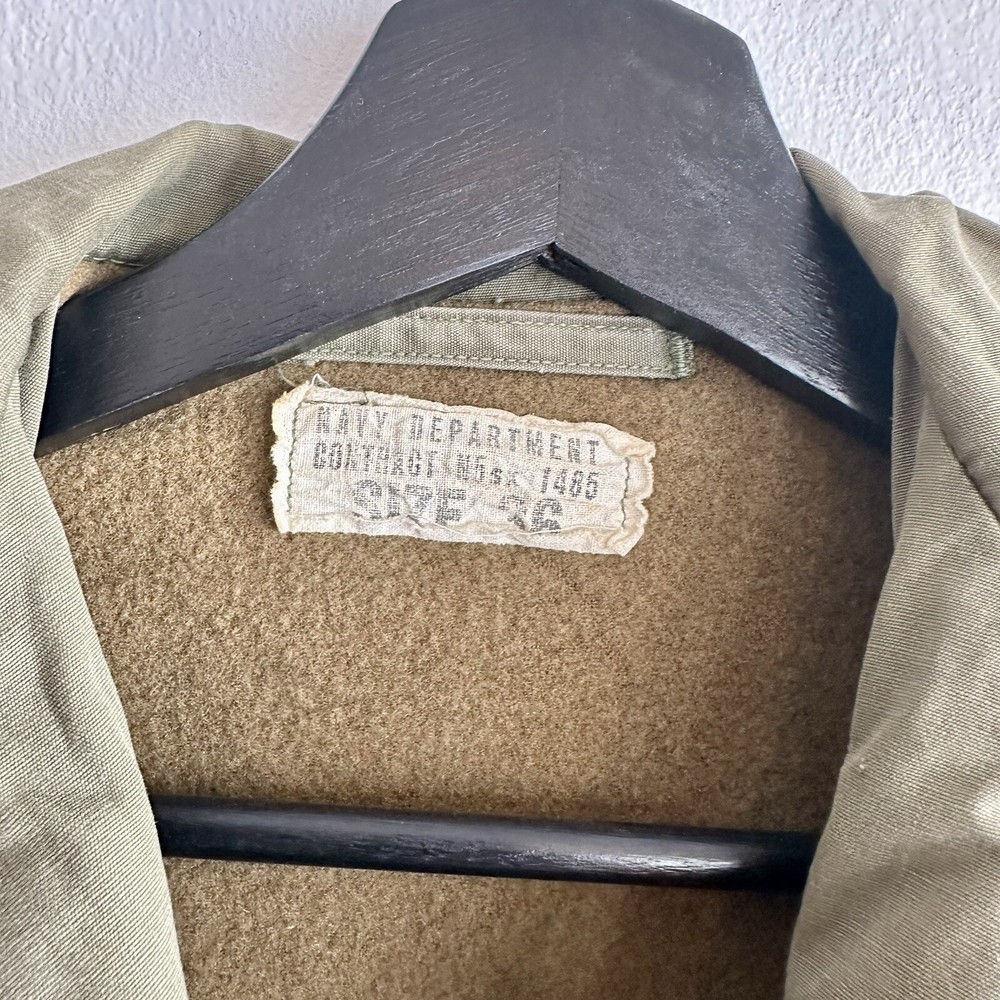 WWII US Navy N4 Field Jacket Small Size